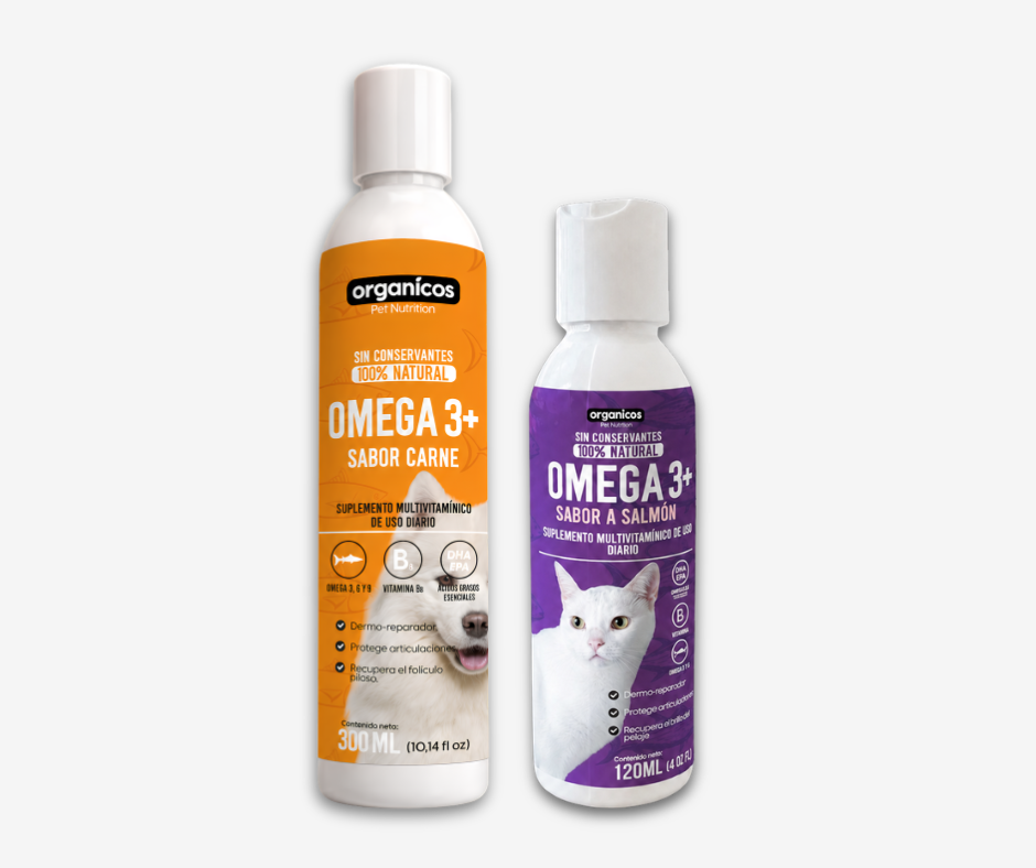 Combo Duo: Omega 3 Perros + Omega 3 Gatos